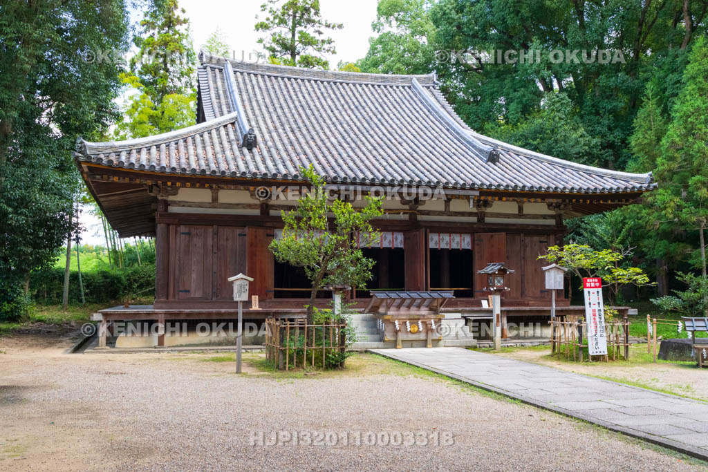 奈良県　大神神社摂社　大直禰子神社（若宮社）　拝殿（重要文化財）
