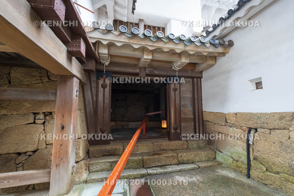 兵庫県　姫路城　西小天守（地階）　水六門