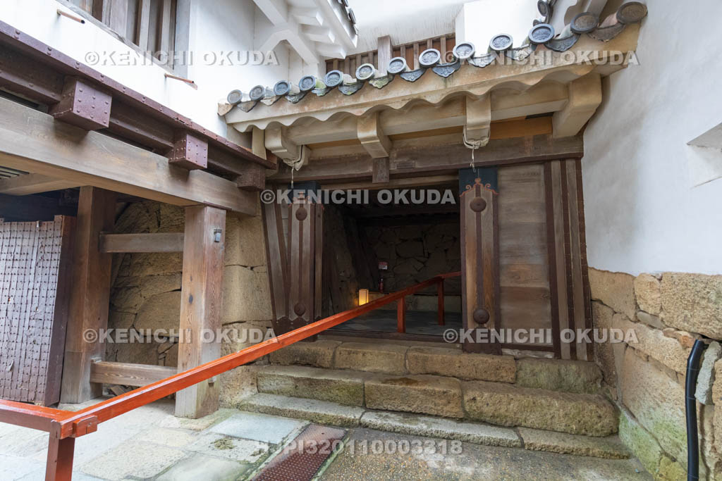 兵庫県　姫路城　西小天守（地階）　水六門