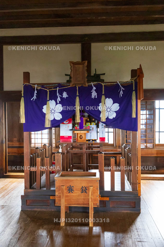 兵庫県　姫路城　大天守（六階・最上階）　長壁（刑部）神社