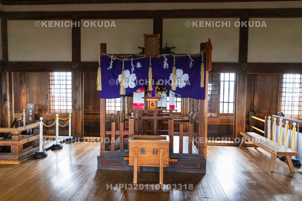 兵庫県　姫路城　大天守（六階・最上階）　長壁（刑部）神社