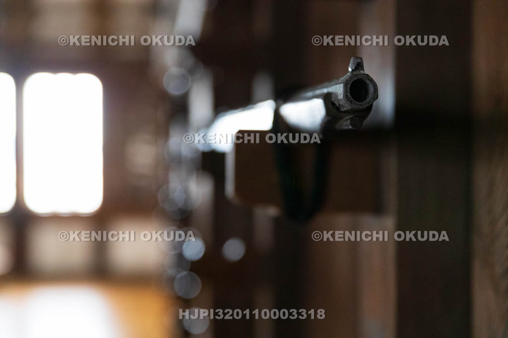 兵庫県　姫路城　大天守（二階）　火縄銃（レプリカ）