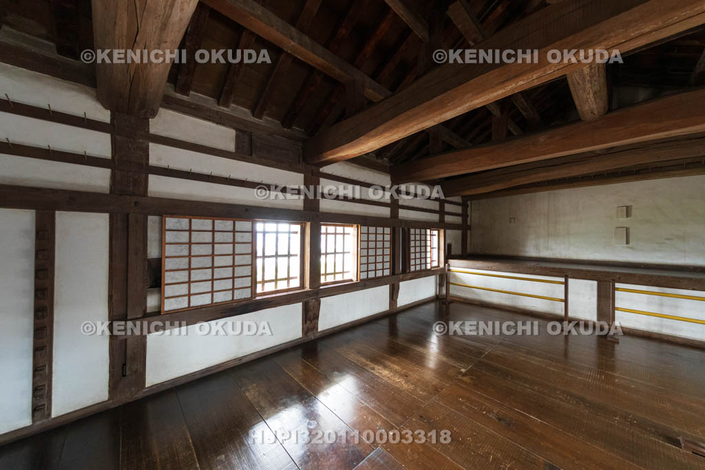 兵庫県　姫路城　イの渡櫓（二階）