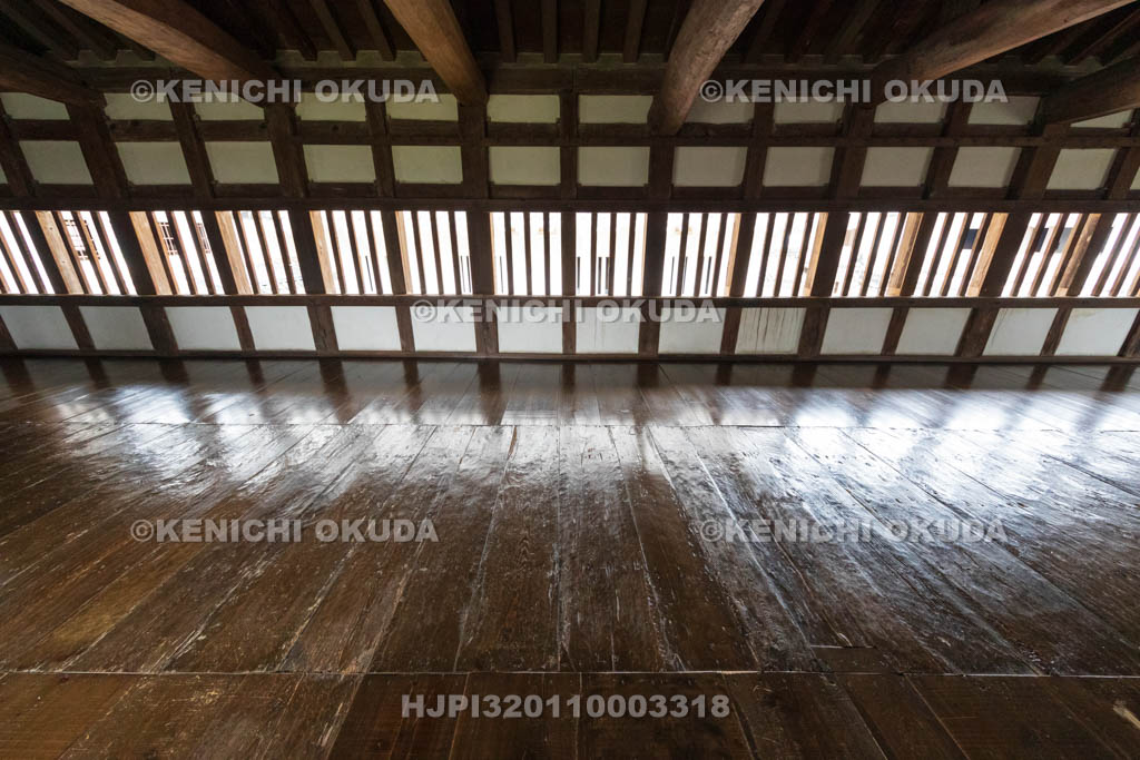 兵庫県　姫路城　ロの渡櫓（二階）