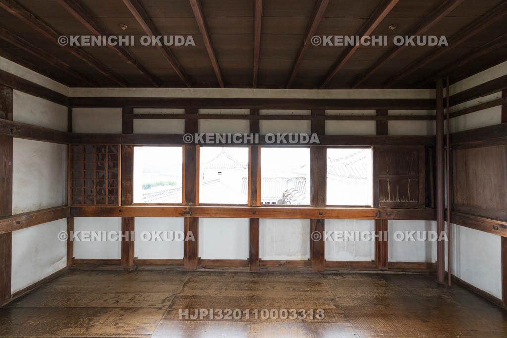 兵庫県　姫路城　乾小天守（四階・最上階）