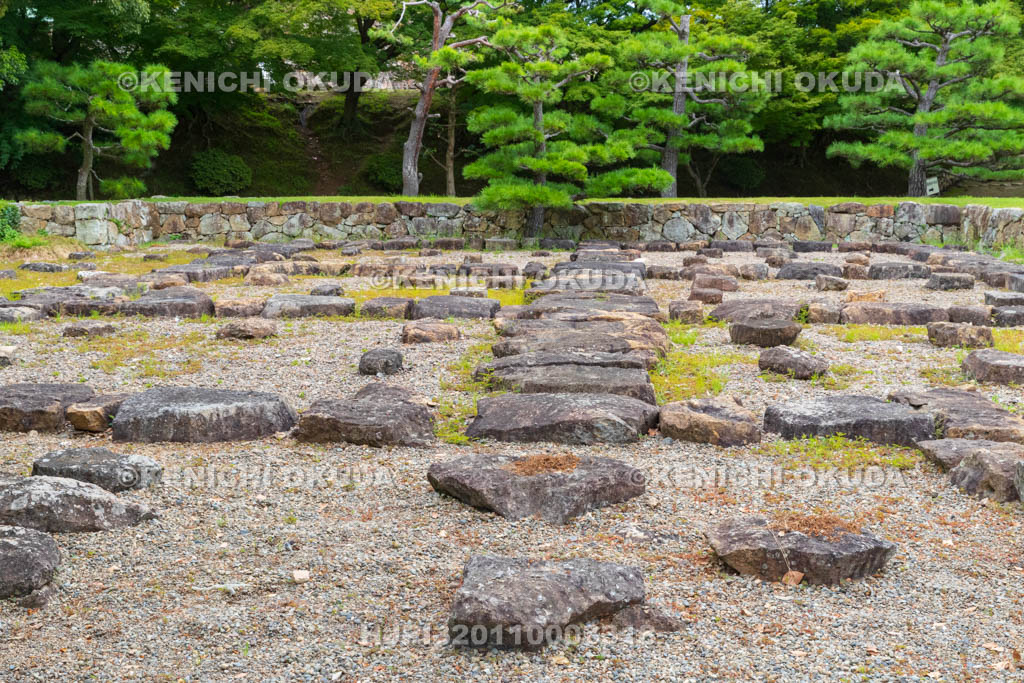 兵庫県　姫路城　天守の庭