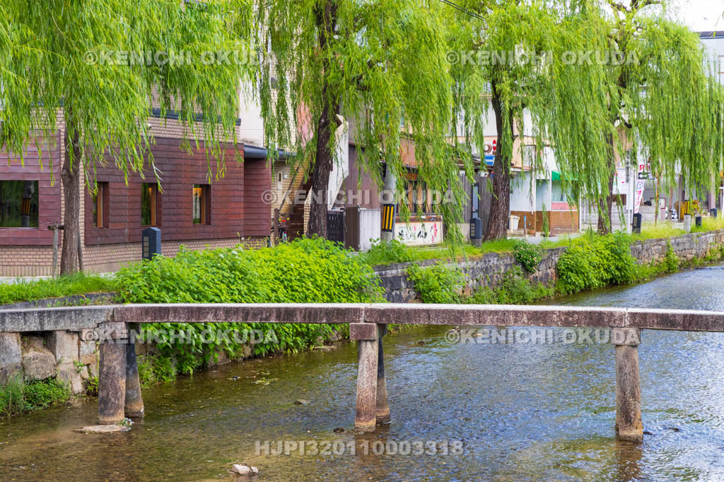 京都府　白川の一本橋