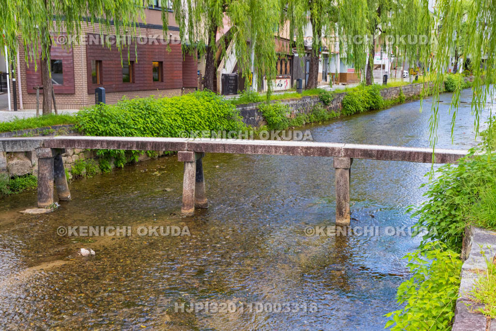 京都府　白川の一本橋