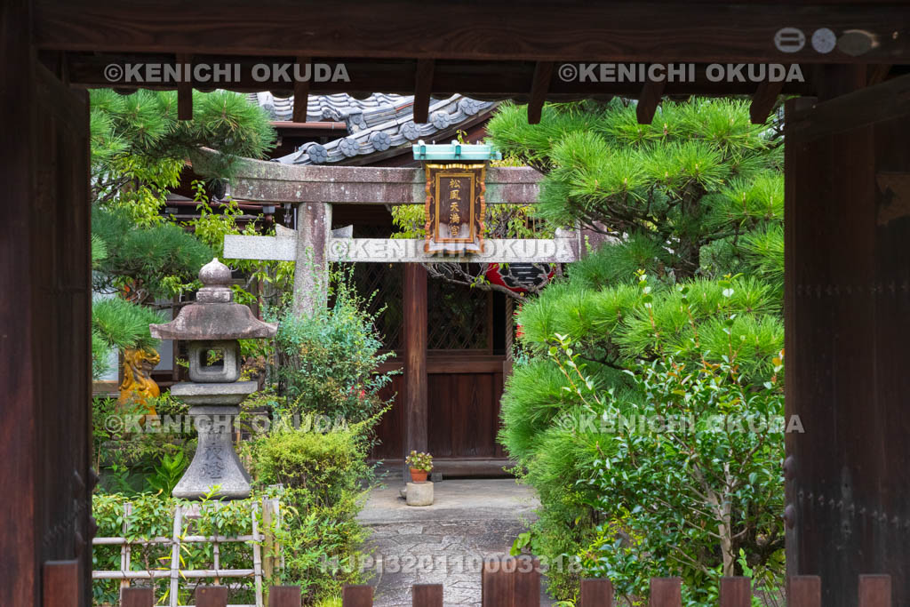 京都府　知恩院塔頭　松宿院　松風天満宮