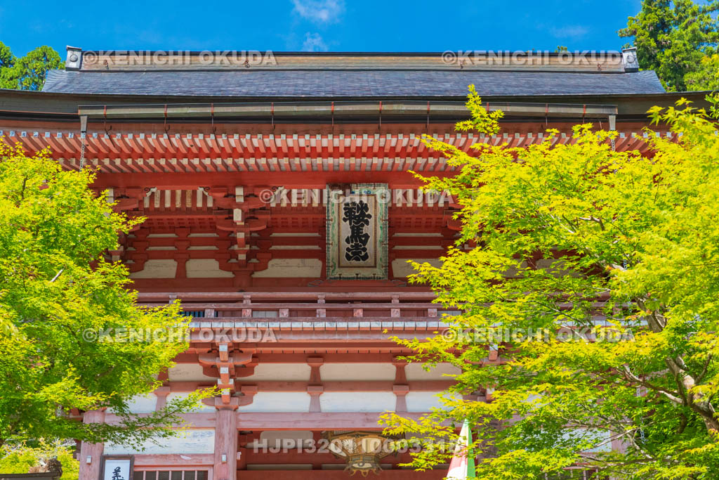 京都府　鞍馬寺　仁王門