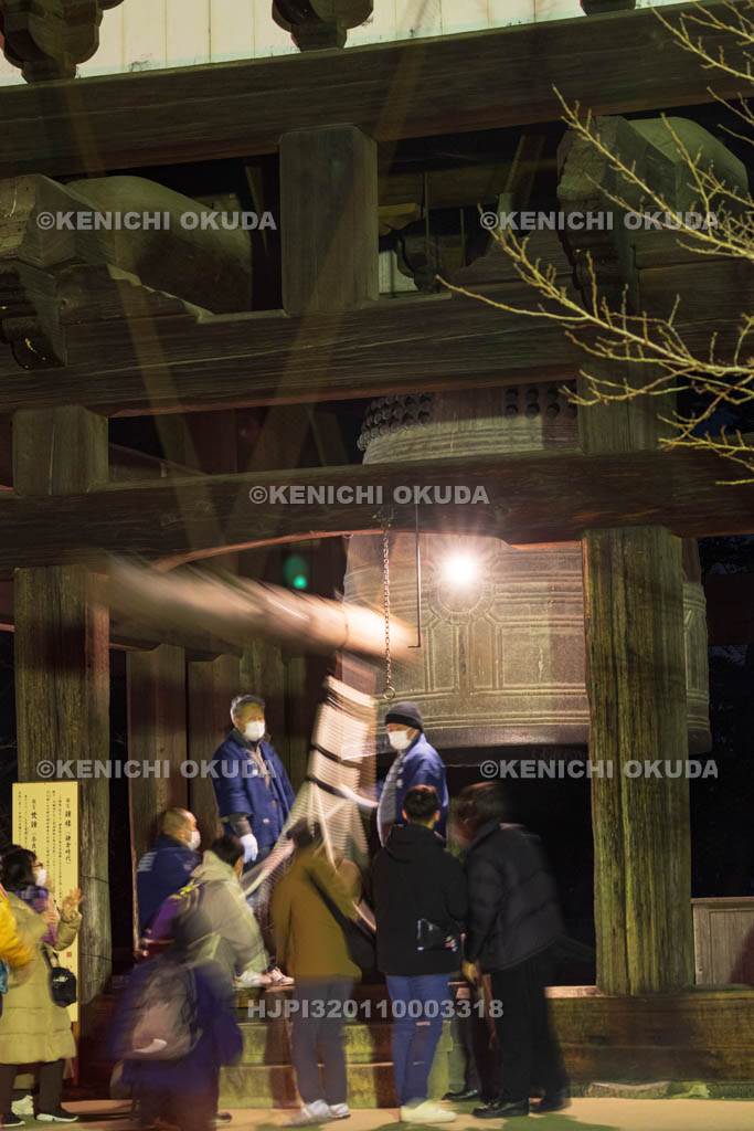 奈良県　東大寺　除夜の鐘