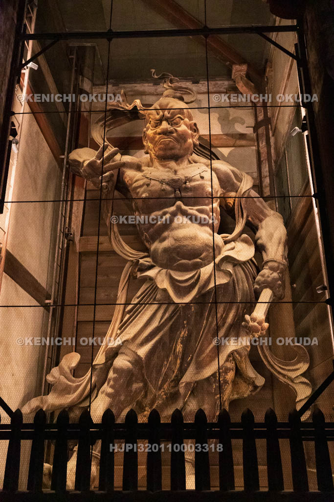 奈良県　東大寺　南大門　金剛力士像（国宝）　吽形