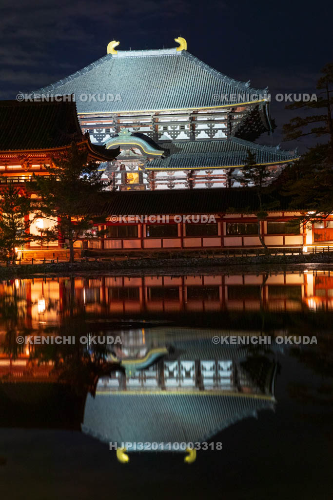 奈良県　元日の東大寺