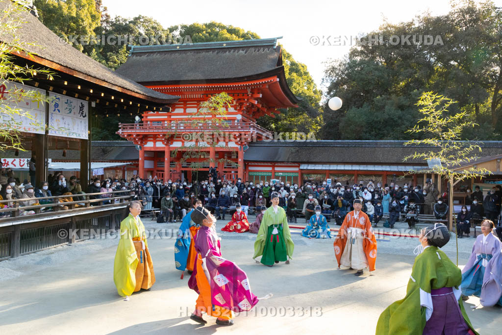 京都府　下鴨神社　蹴鞠はじめ