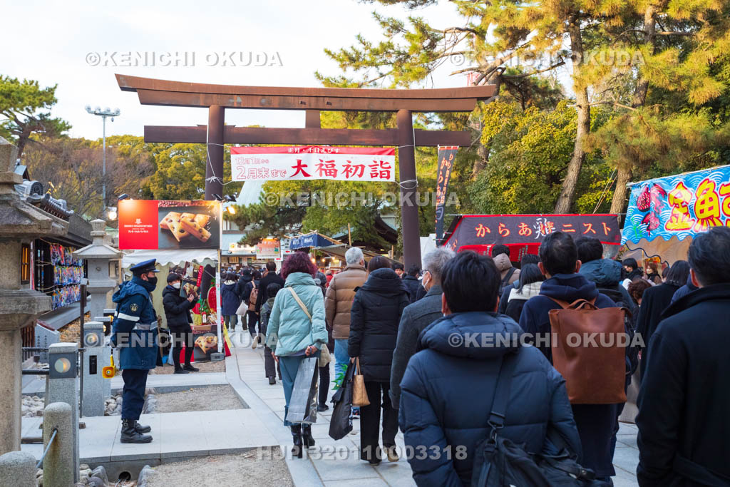 兵庫県　西宮神社　十日えびすの賑わい