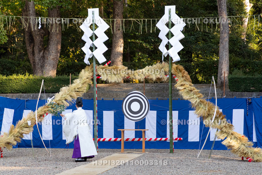 京都府　伏見稲荷大社　奉射祭　修祓