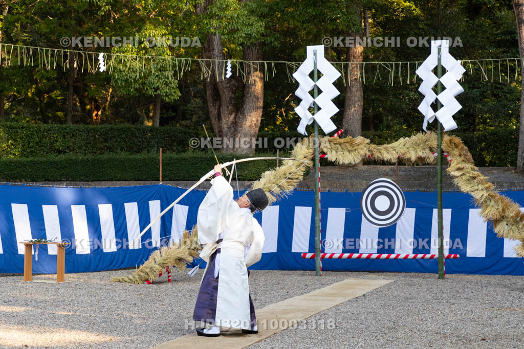 京都府　伏見稲荷大社　奉射祭　天地四方奉射の儀