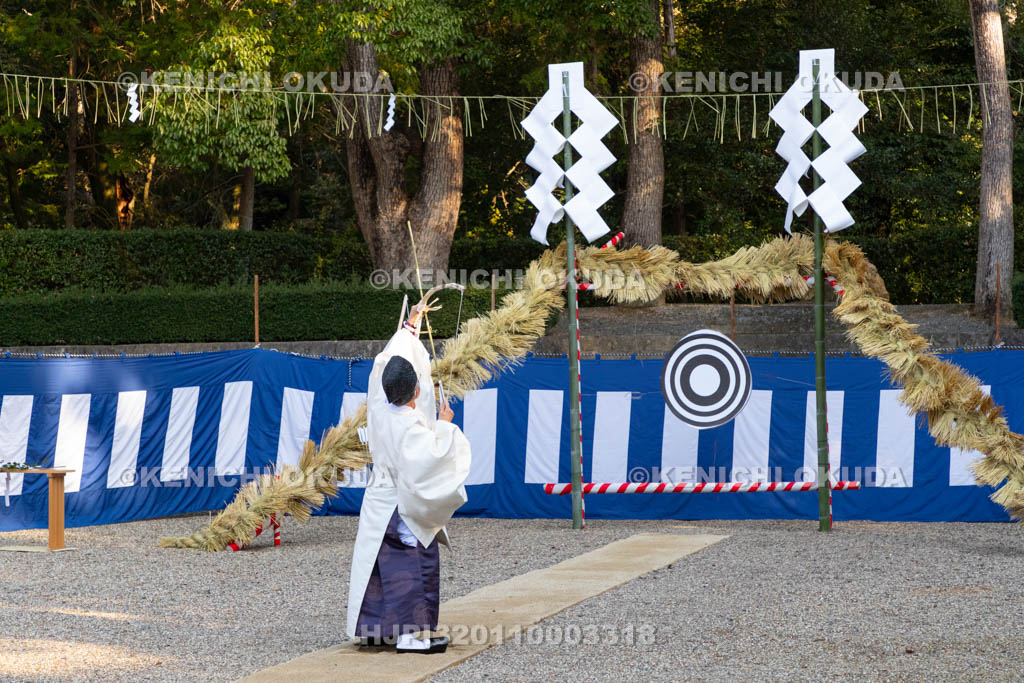 京都府　伏見稲荷大社　奉射祭　天地四方奉射の儀