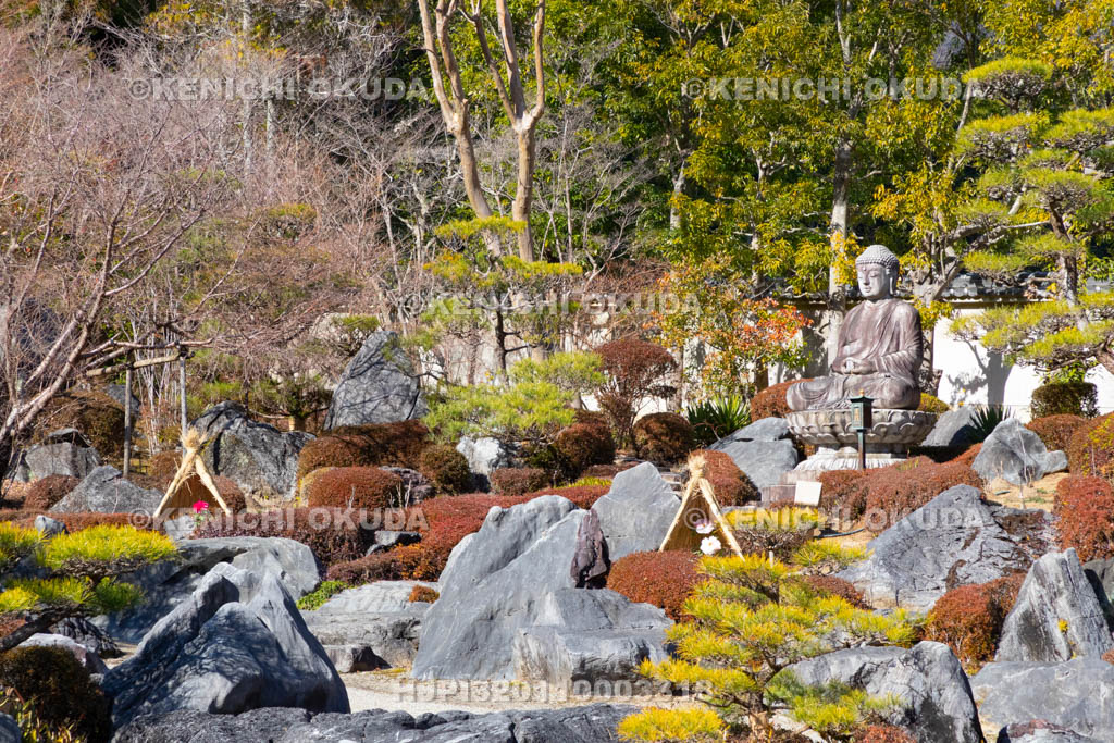 奈良県　當麻寺奥院　浄土庭園