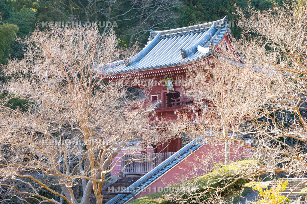 奈良県　當麻寺奥院　鐘楼門（重要文化財）