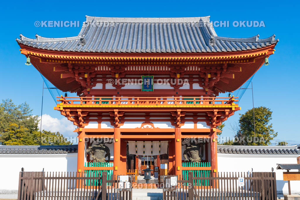 奈良県　喜光寺　南大門