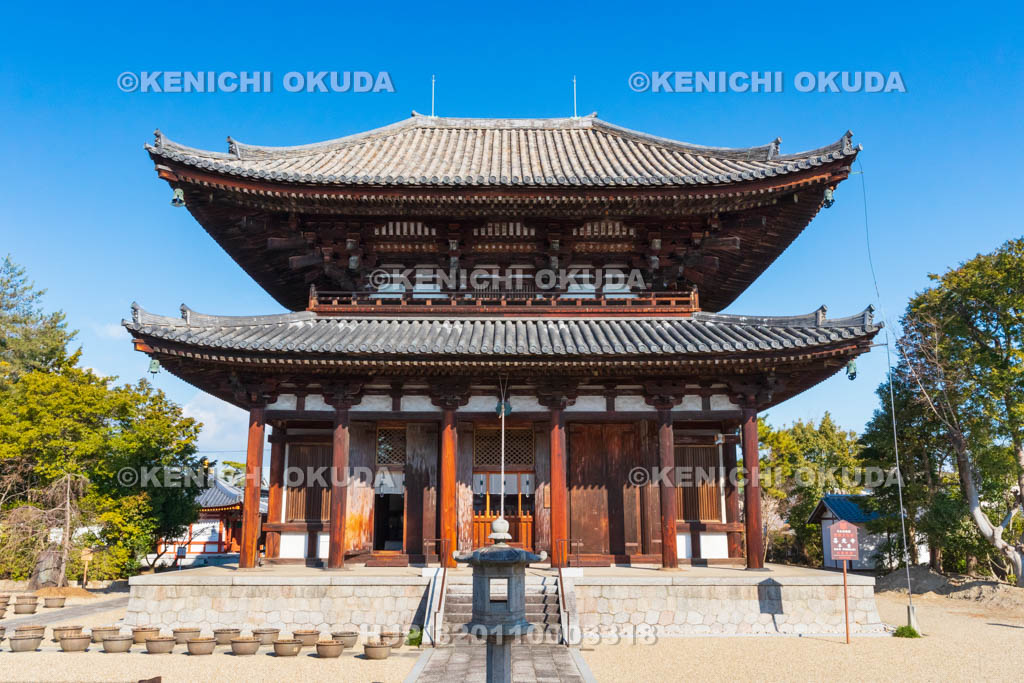 奈良県　喜光寺　本堂（重要文化財）