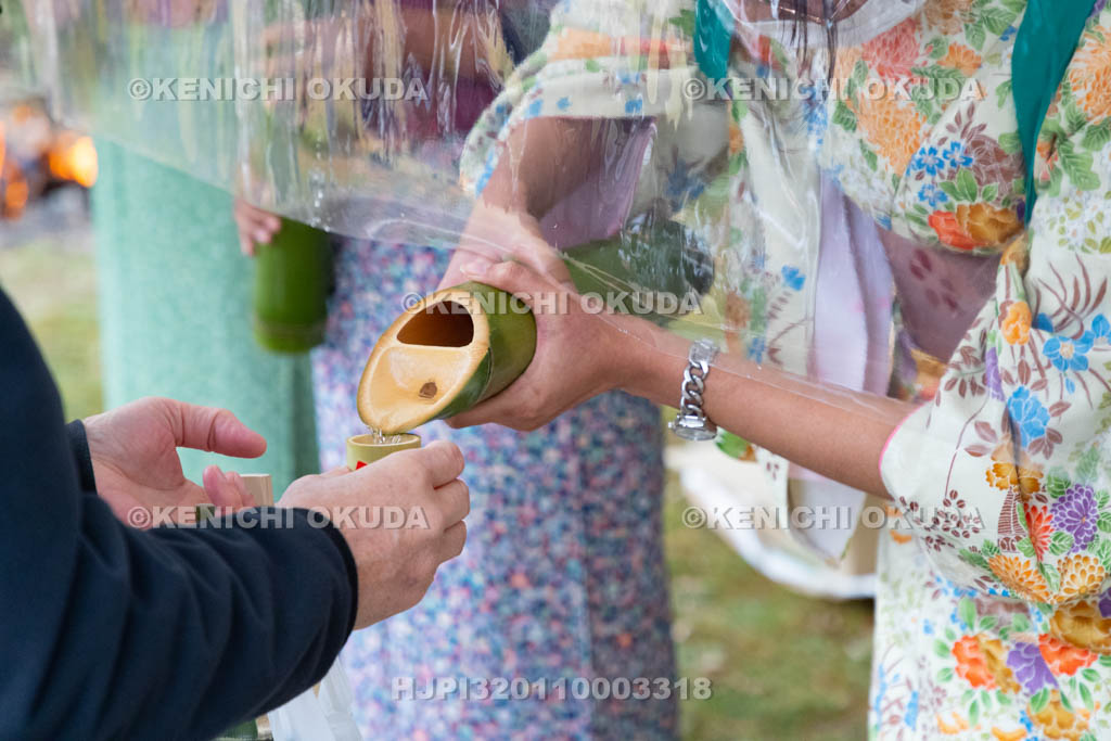 奈良県　大安寺　光仁会　癌封じ笹酒祭り