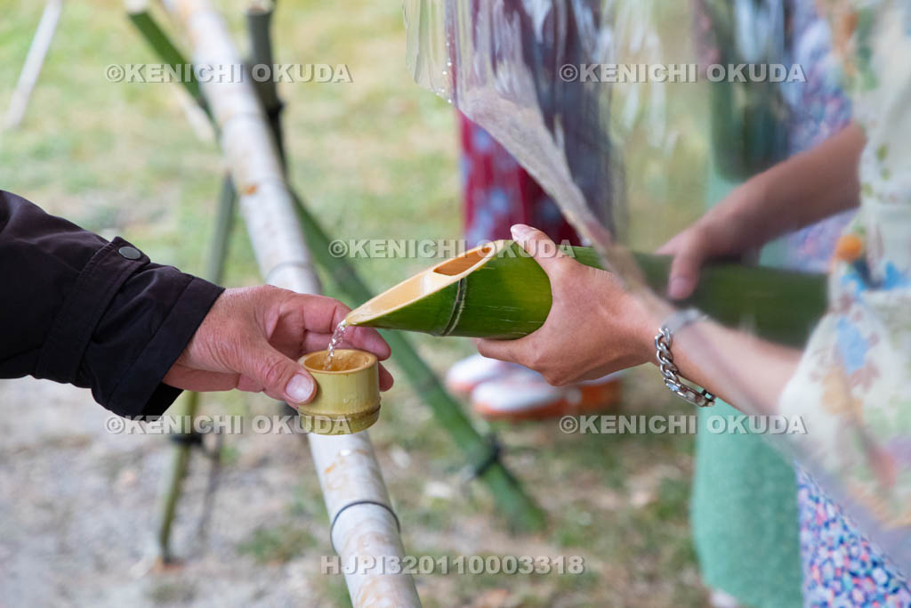 奈良県　大安寺　光仁会　癌封じ笹酒祭り