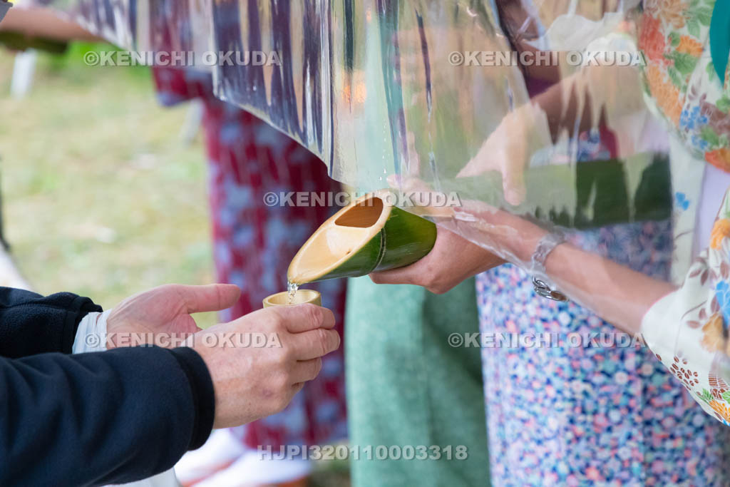 奈良県　大安寺　光仁会　癌封じ笹酒祭り