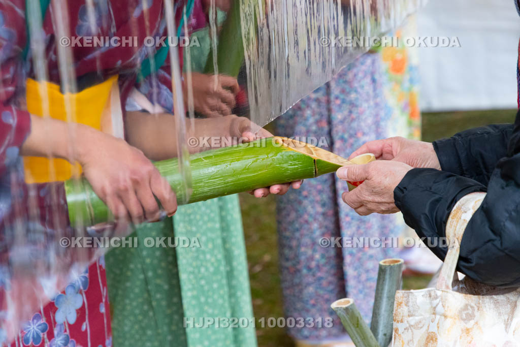奈良県　大安寺　光仁会　癌封じ笹酒祭り