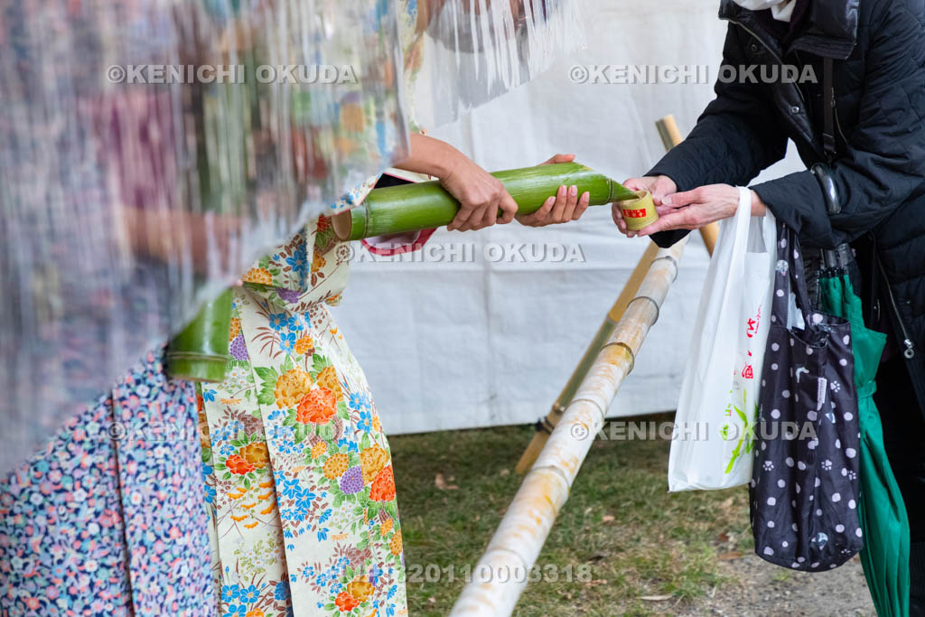 奈良県　大安寺　光仁会　癌封じ笹酒祭り