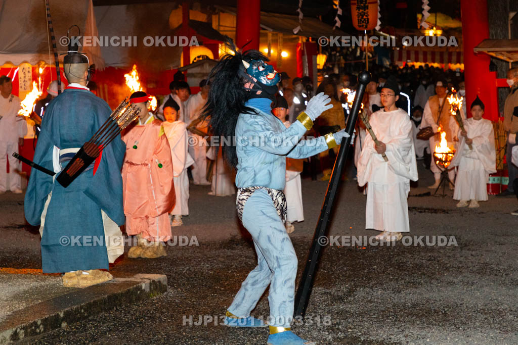 京都府　吉田神社　節分祭　追儺式（鬼やらい）