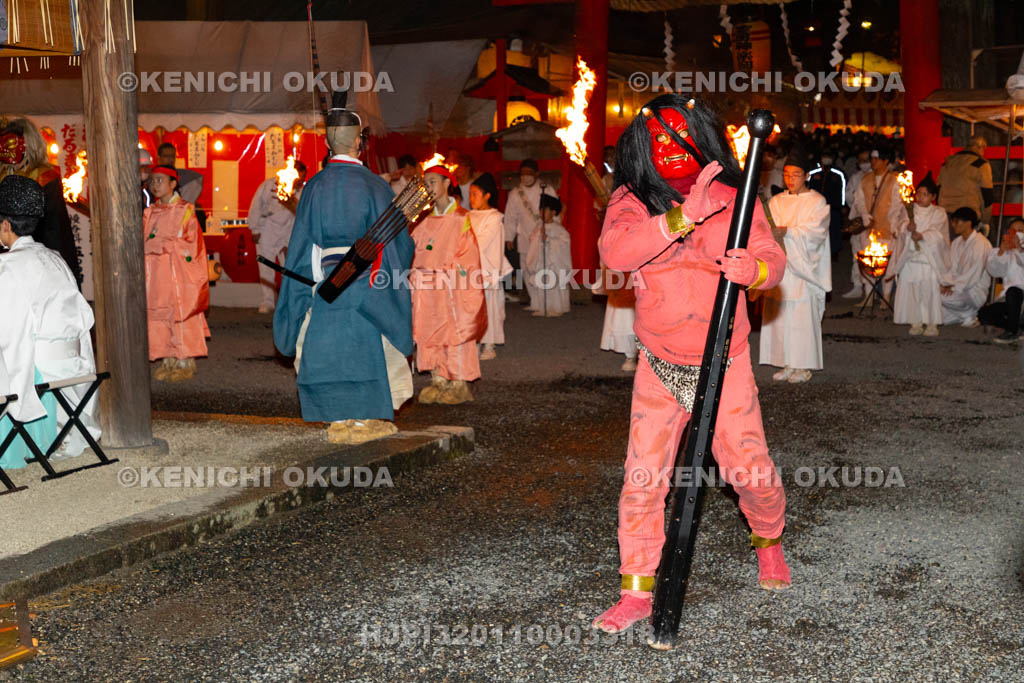 京都府　吉田神社　節分祭　追儺式（鬼やらい）