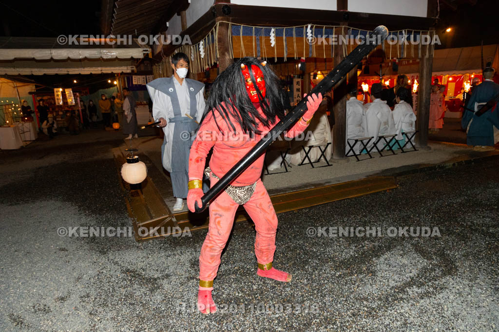 京都府　吉田神社　節分祭　追儺式（鬼やらい）