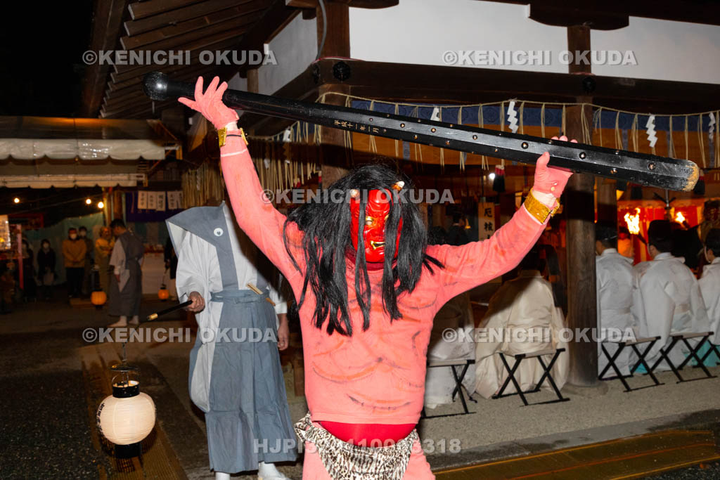 京都府　吉田神社　節分祭　追儺式（鬼やらい）