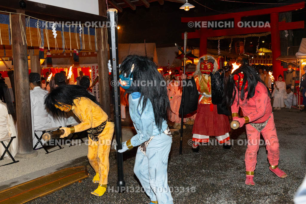 京都府　吉田神社　節分祭　追儺式（鬼やらい）