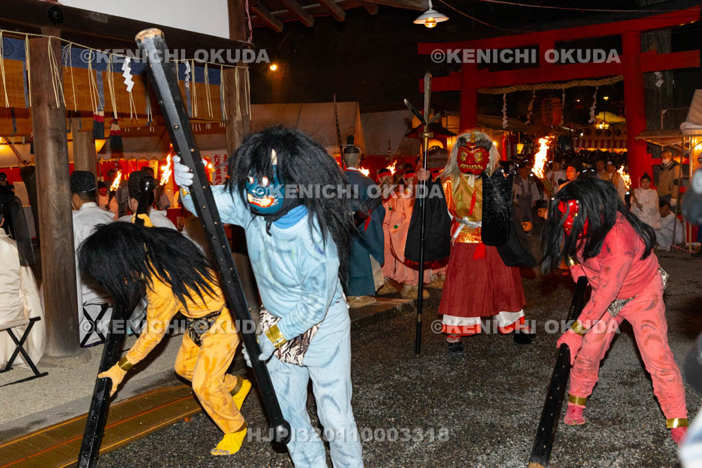 京都府　吉田神社　節分祭　追儺式（鬼やらい）