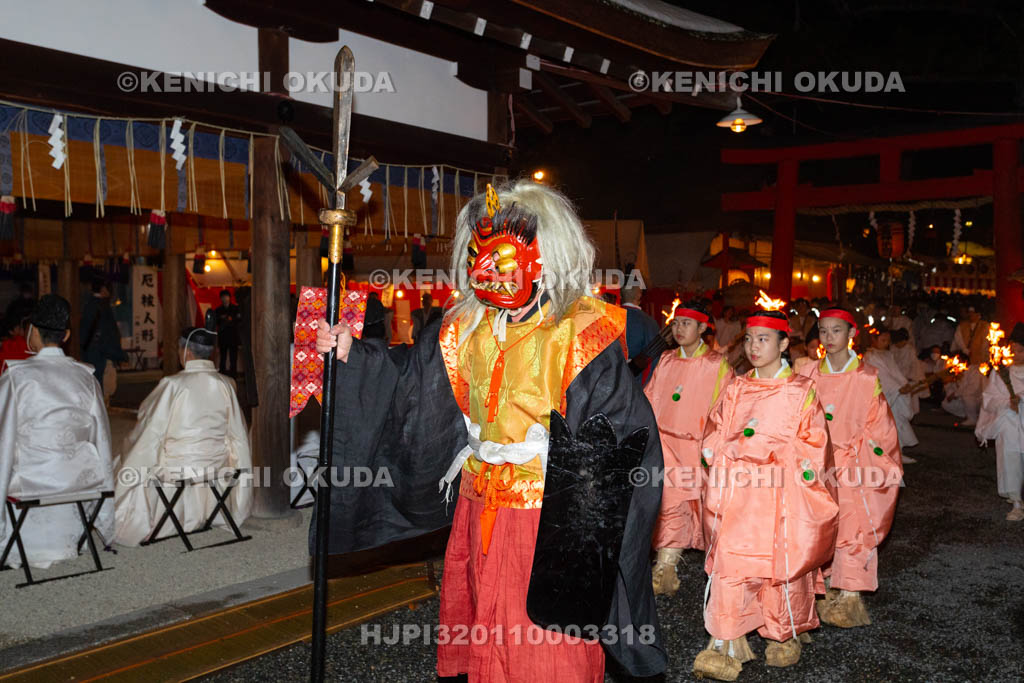 京都府　吉田神社　節分祭　追儺式（鬼やらい）