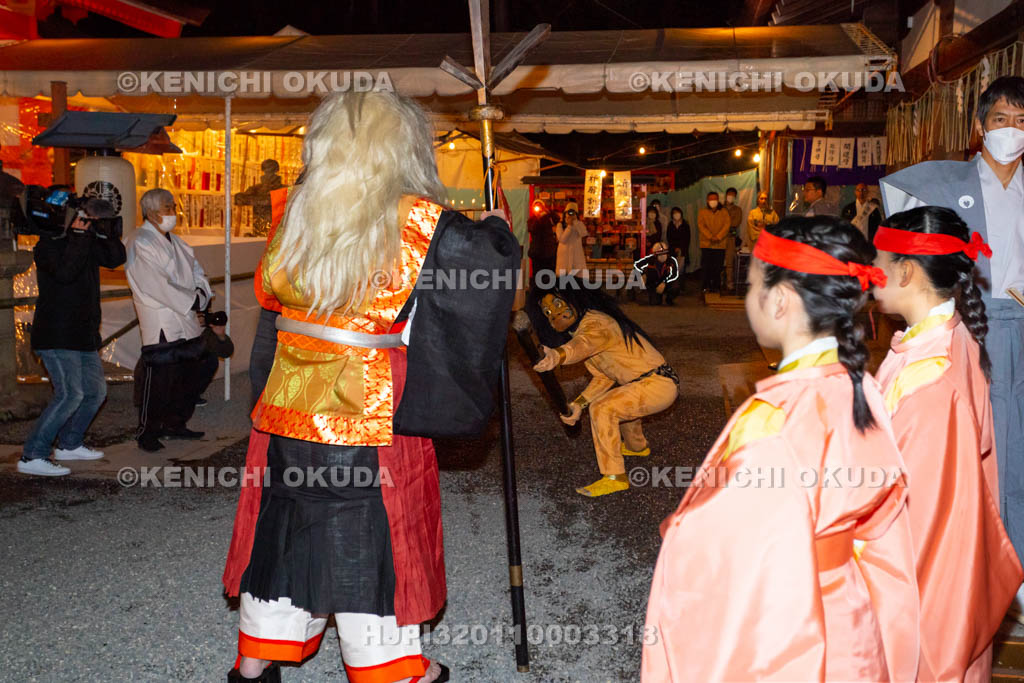 京都府　吉田神社　節分祭　追儺式（鬼やらい）