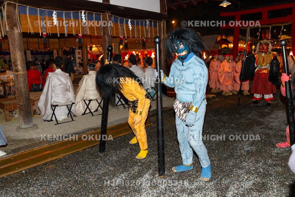 京都府　吉田神社　節分祭　追儺式（鬼やらい）