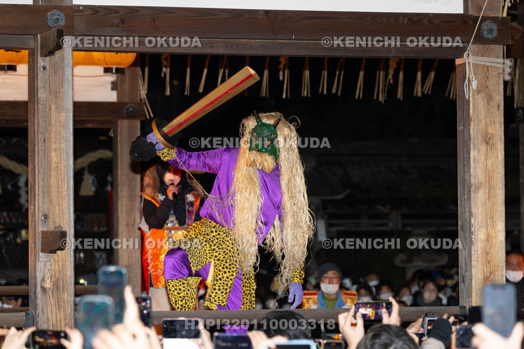 京都府　藤森神社　節分祭　追儺式