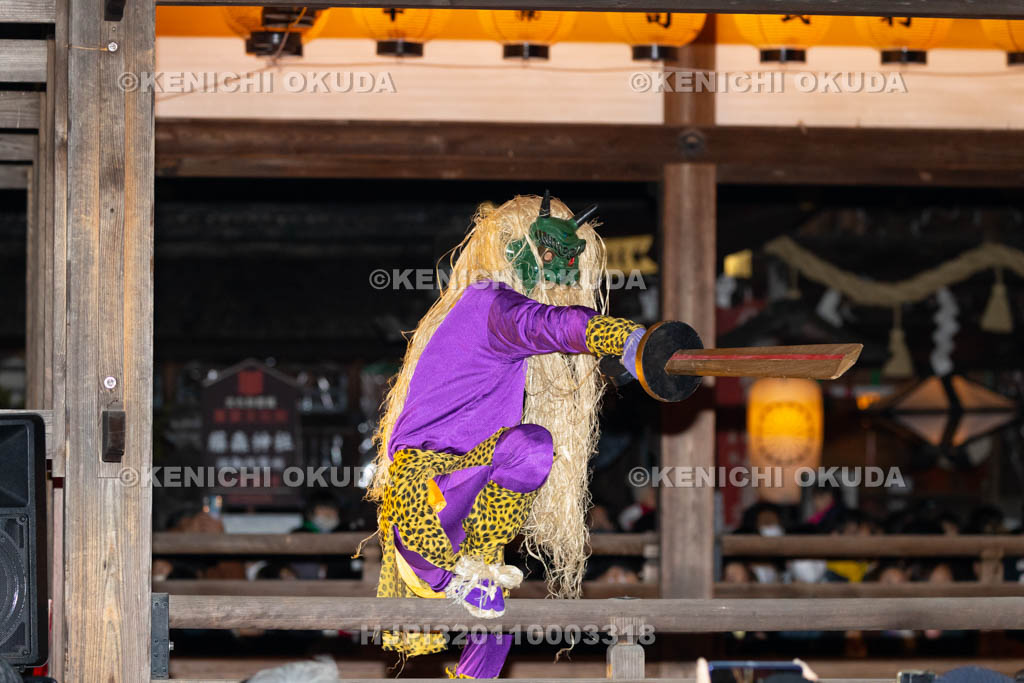 京都府　藤森神社　節分祭　追儺式