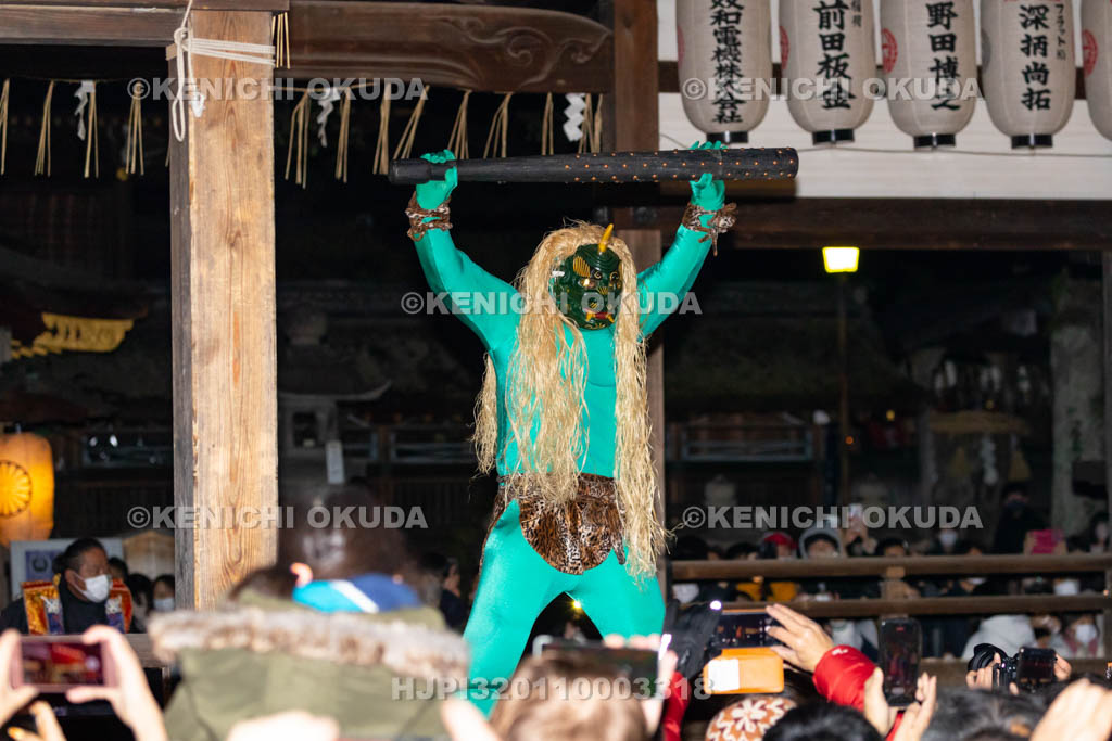 京都府　藤森神社　節分祭　追儺式