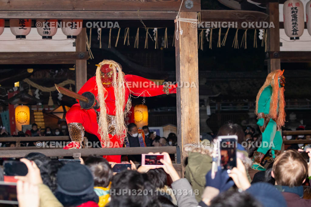 京都府　藤森神社　節分祭　追儺式