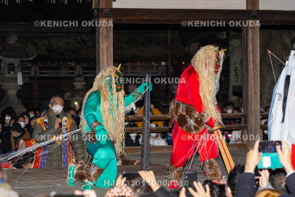 京都府　藤森神社　節分祭　追儺式