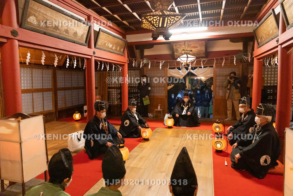 京都府　涌出宮（わきでのみや）　居籠祭　門の儀