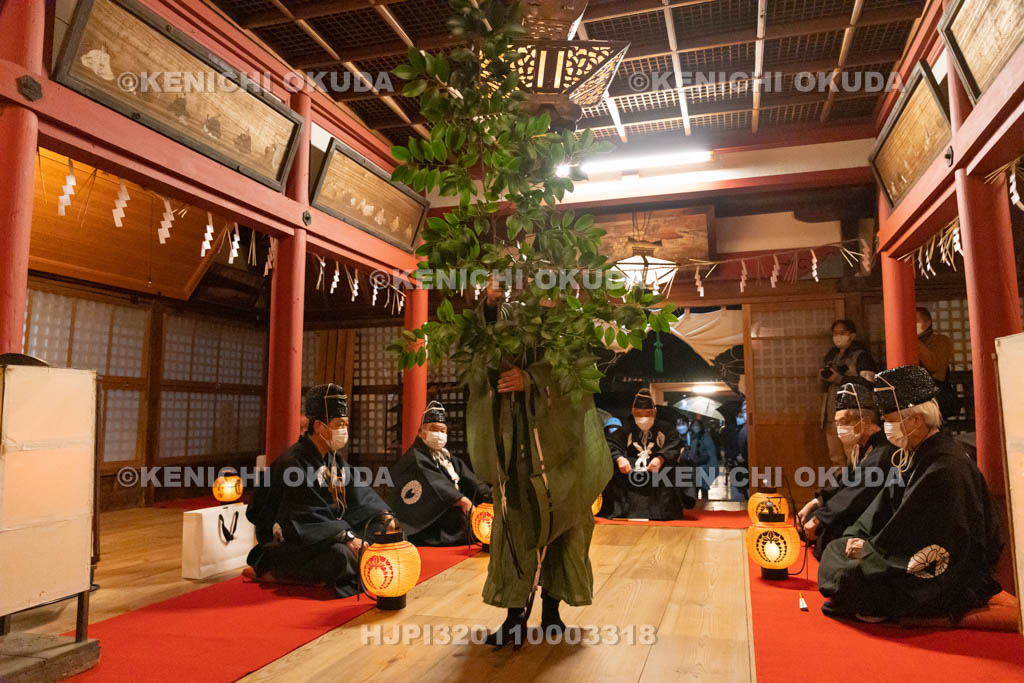 京都府　涌出宮（わきでのみや）　居籠祭　門の儀