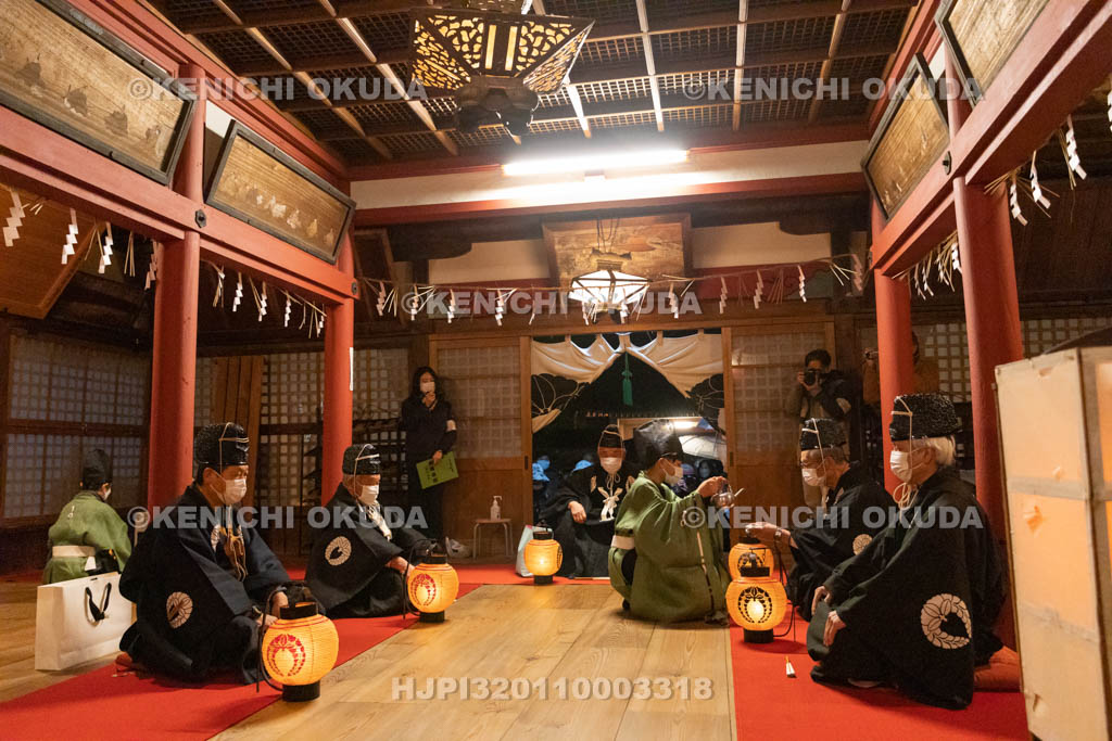 京都府　涌出宮（わきでのみや）　居籠祭　門の儀