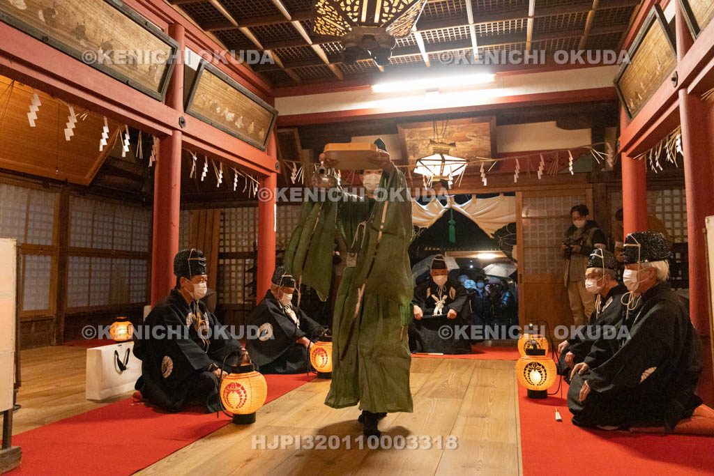 京都府　涌出宮（わきでのみや）　居籠祭　門の儀