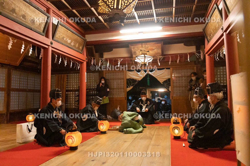 京都府　涌出宮（わきでのみや）　居籠祭　門の儀